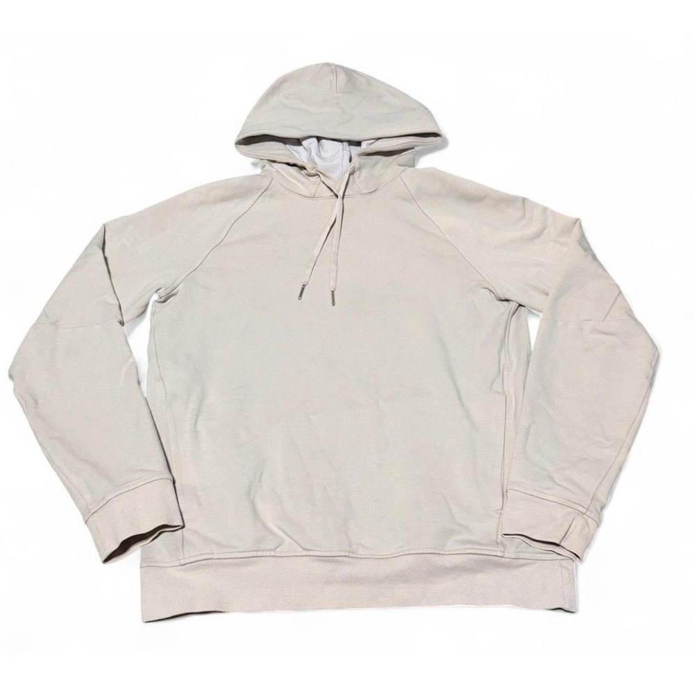 Lululemon Smooth Spacer Hoodie Men's Small Beige Tan Pullover Sweatshirt
